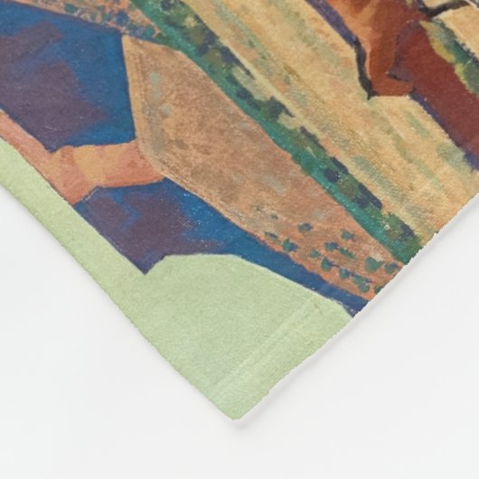 Couverture Polaire Les vastes terres de Navajo par Maynard Dixon (Coin)