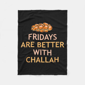 Couverture Polaire Les vendredis sont meilleurs avec Challah Jewish B