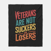 Couverture Polaire Les Vétérans Ne Sont Pas Des Succès Ou Des Perdant (Devant)