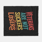 Couverture Polaire Les Vétérans Ne Sont Pas Des Succès Ou Des Perdant (Devant (Horizontal))