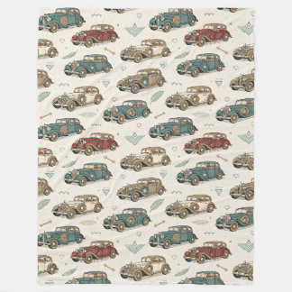 Couverture Polaire Les voitures de muscle vintage de Parrain