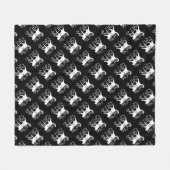 Couverture Polaire Les vrais hommes aiment les chats Jazzy Style (Devant (Horizontal))