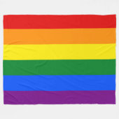 Couverture Polaire Lesbienne et Gay pride (Devant (Horizontal))