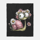 Couverture Polaire L'escargot t'aime (Devant)