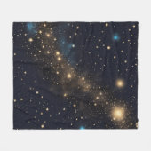 Couverture Polaire L'espace et les étoiles (Devant (Horizontal))