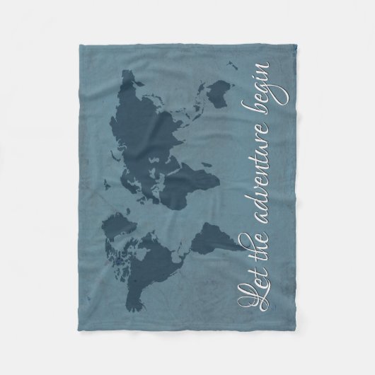 Couverture Polaire Let the adventure begin (Devant)