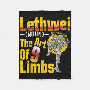 Couverture Polaire Lethwei (nom) L'Art De 9 Membres Myanmar Birman