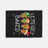 Couverture Polaire Let's Get Baked Cookie Baking Team Gingerbread Chr (Devant (Horizontal))