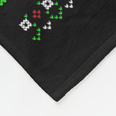 Couverture Polaire Let's Get Baked Gingerbread Man Weed Funny Christm (Coin)