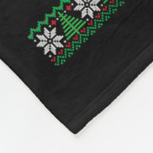 Couverture Polaire Lets Get Baked Ugly Sweater Weed Christmas Xmas (Coin)