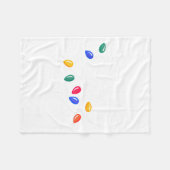 Couverture Polaire Let's Get Lit Christmas Lights  (Devant (Horizontal))