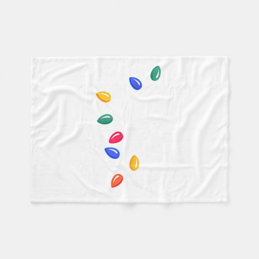 Couverture Polaire Let's Get Lit Christmas Lights  (Devant (Horizontal))