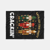 Couverture Polaire Lets Get This Party Crackin Christmas Nutcracker S (Devant (Horizontal))