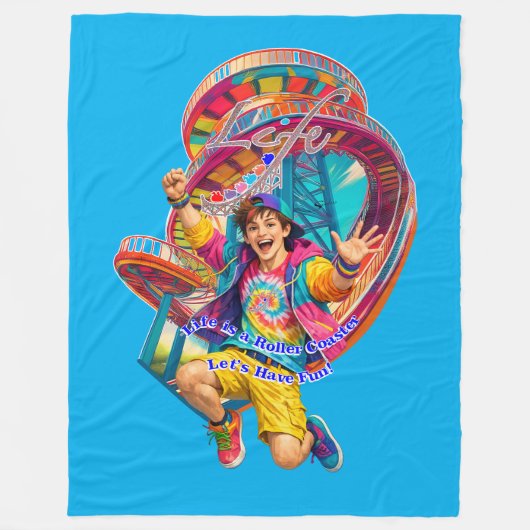 Couverture Polaire Let's Have Fun Clipboard (Devant)