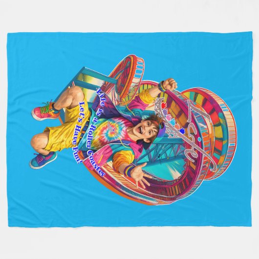 Couverture Polaire Let's Have Fun Clipboard (Devant (Horizontal))