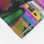 Couverture Polaire Lets Play - Green Dragon and Dinosaur (Coin)