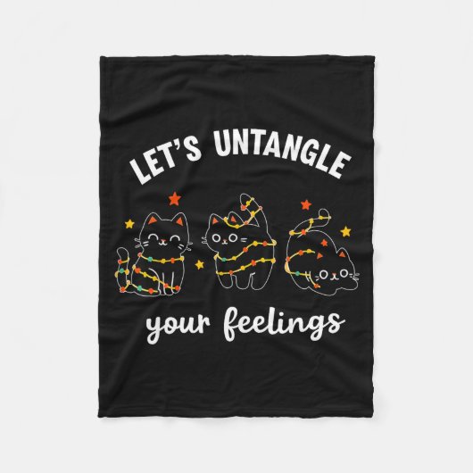 Couverture Polaire Let's Untangle Your Feelings School Counselor Chri (Devant)