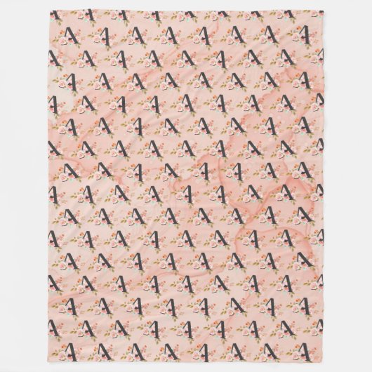 Couverture Polaire Letter A (Devant)