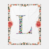 Couverture Polaire Letter L monogram (Devant)