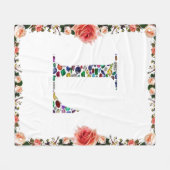 Couverture Polaire Letter L monogram (Devant (Horizontal))