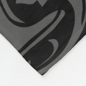 Couverture Polaire Lettre A Monogramme Médiéval Art Nouveau (Coin)