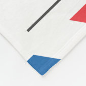 Couverture Polaire Lettre d'amour romantique Saint-Valentin (Coin)