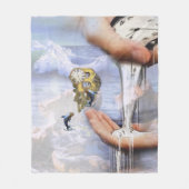 Couverture Polaire Lettre d'anniversaire B (Devant)