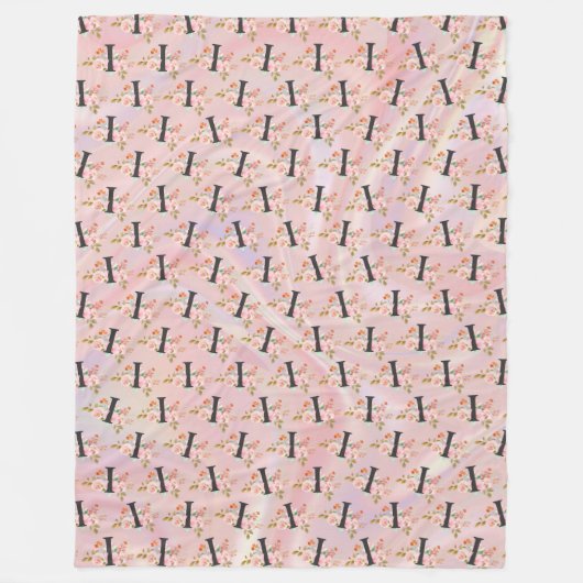 Couverture Polaire Lettre I (Devant)