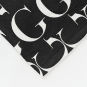 Couverture Polaire Lettre initiale G (Coin)