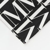 Couverture Polaire Lettre initiale M (Coin)