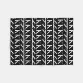 Couverture Polaire Lettre initiale monogramme K (Devant (Horizontal))