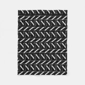 Couverture Polaire Lettre initiale monogramme N (Devant)