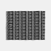 COUVERTURE POLAIRE LETTRE INITIALE MONOGRAPHIQUE B (Devant (Horizontal))