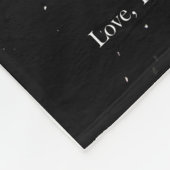 Couverture Polaire Lettre personnalisée à ma femme (Coin)