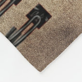 Couverture Polaire Lettre Personnalisée À Ma Fille De Maman, (Coin)