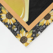 Couverture Polaire Lettre personnalisée à ma mère aimée (Coin)