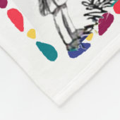 Couverture Polaire Lettre personnalisée à ma petite-fille (Coin)