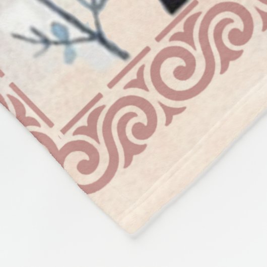 Couverture Polaire Lettre personnalisée à ma tante (Coin)