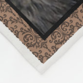 Couverture Polaire Lettre personnalisée à mon fils de papa (Coin)