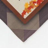 Couverture Polaire Lettre personnalisée à mon mari (Coin)