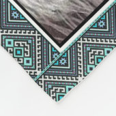 Couverture Polaire Lettre personnalisée à mon petit-fils, petit-fils (Coin)