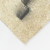 Couverture Polaire Lettre personnalisée à pour mon fils (Coin)