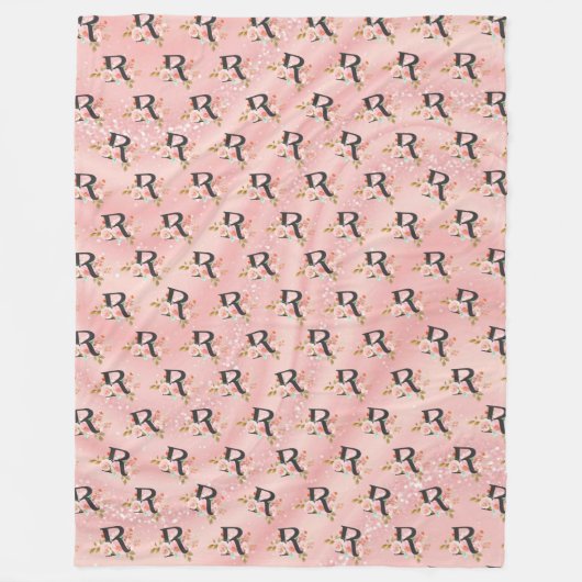 Couverture Polaire Lettre R (Devant)