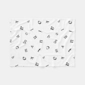 Couverture Polaire Lettres (Devant (Horizontal))