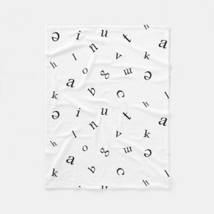 Couverture Polaire Lettres