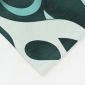 Couverture Polaire lettres arabes tiffany (Coin)