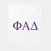 Couverture Polaire Lettres grecques Phi Alpha Delta (Devant)