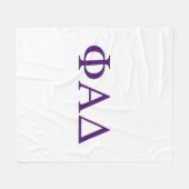 Couverture Polaire Lettres grecques Phi Alpha Delta (Devant (Horizontal))