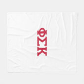 Couverture Polaire Lettres Phi Sigma Kappa (Devant (Horizontal))