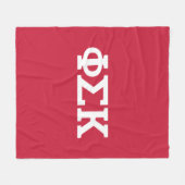 Couverture Polaire Lettres Phi Sigma Kappa (Devant (Horizontal))
